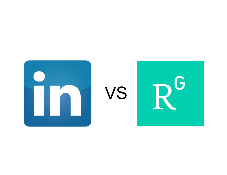 LinkedIn vs. Research Gate